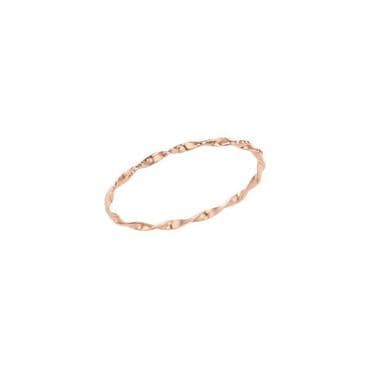 로이드 꽈배기 컷팅 미스링 14K Gold 반지 LRS20054G