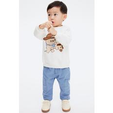 디자인 스웨트셔츠 화이트/Yee Haw 1274053001