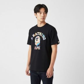 아트 카모 콜리지 티셔츠(M) BLACK 270704