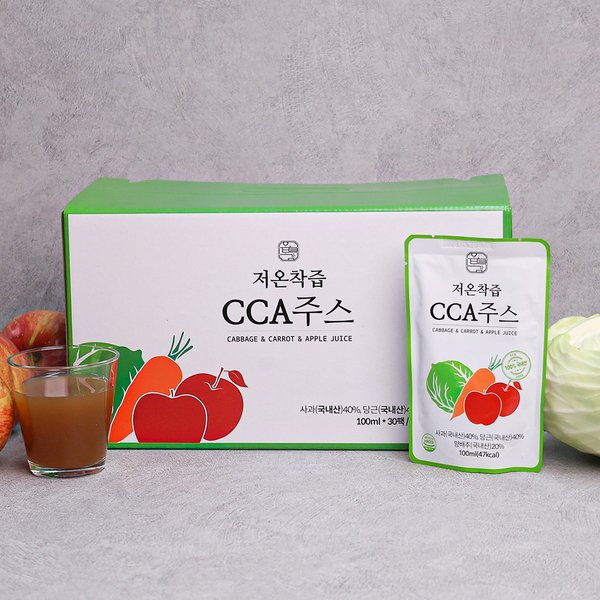 [오늘보감] 100% NFC착즙 국내산 까주스 CCA주스 100ml 30팩