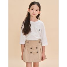 [BEANPOLE KIDS] [Essential] 베이직 7부 티셔츠  화이트 (BI4741UE11)