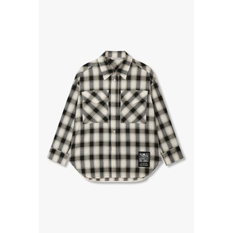 VOV [파주점] 바스키아 체크 패턴 블라우스 셔츠 7126260181