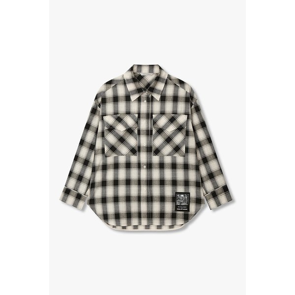 [파주점] 바스키아 체크 패턴 블라우스 셔츠 7126260181