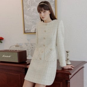 라운드 트위드 원피스 / ROUND TWEED DRESS_2colors