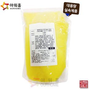 먹깨비네/아워홈 파인애플 드레싱 2kg /대용량 드레싱