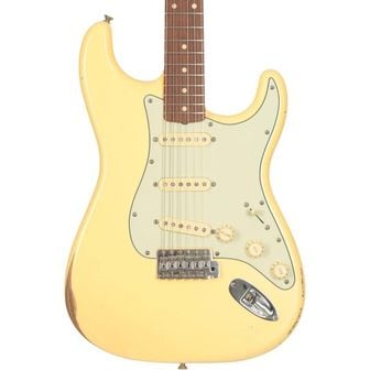  일본 펜더 스트라토캐스터 Fender Vintera Road Worn 60s Stratocaster 빈티지 화이트 PF 퓨어 5