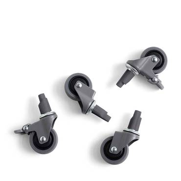HAY 헤이 HAY Colour Crate Wheels large Grey 헤이 컬러크레이트 휠 라지