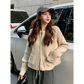 겔즈 니트 스웨트 집업 자켓_P347211992