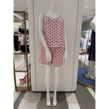 피앳유즈 유럽디 산뜻한 하트 프린트 캐미솔  세트(WP714TY)