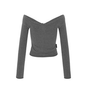 BALLERINA CARDIGAN-DARK GRAY