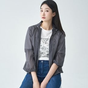 (3컬러) 에센셜 젤리 프린팅 바람막이 점퍼 LSJPO473
