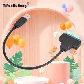 SATA to USB 30 케이블 최대 6Gbps 25인치 외장 HDD SSD 하드 드라이브용 22핀 어댑터