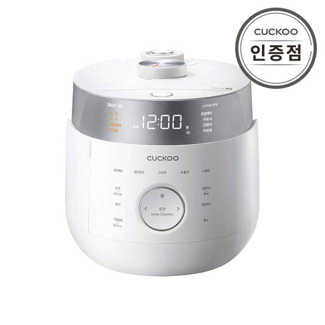 (공식) 쿠쿠 6인용 IH압력밥솥 트윈프레셔 CRP-LHTR0610FW, 믿고 사는 즐거움 SSG.COM