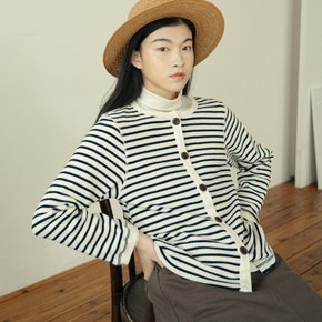 스트라이프 와플 가디건 아이 712601IV