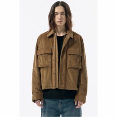 Beige Corduroy Blouson_CWUAA24514BEX