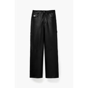 Glove Leather Oversized Pant_Black_MJPAM24005BKX 115270108