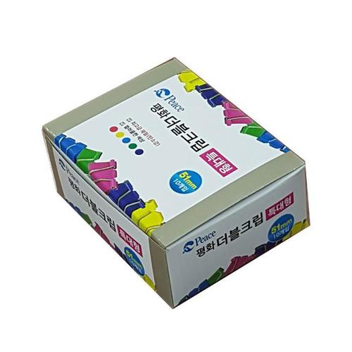 피스코리아 더블크립 특대형 (51mm/1각/10개입)(1)