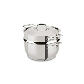 미국 올클래드 냄비 AllClad Specialty 스테인리스 스틸 3 Piece Cookware Set with Lid 5 Quart