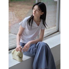 UNBALANCE TWIST TOP (sand ivory)