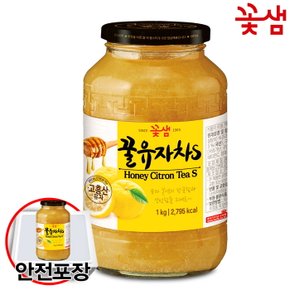 꽃샘 꿀유자차S 1kg+안전포장