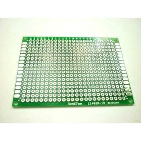 CBL 5x7 cm 양면 만능기판 50x70mm PCB 기판 아두이노
