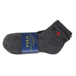 포니 발목 양말 6세트 ZP113869PK6N 챠콜레드