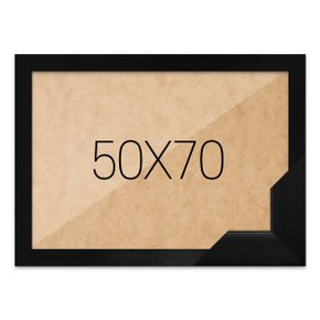 퍼즐액자 50x70 고급형 우드 블랙 (누니액자)