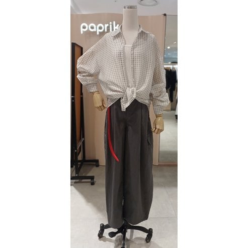파프리카 루미앤플로 캐주얼,포켓턱 카고 스트링 팬츠SK3PT801J