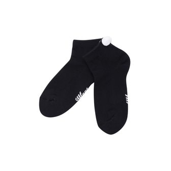 왁 골프 (WGLCX24315BKX)여성 PomPom Short Socks