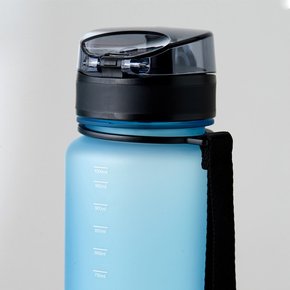 UZSPACE 트라이탄 물병 벨벳 보틀 스카이블루 1000ml