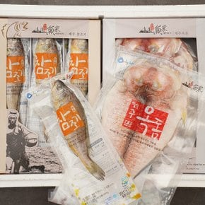 제주어가 모둠 특 선물세트 (참옥돔, 참조기 총 1400g이상)
