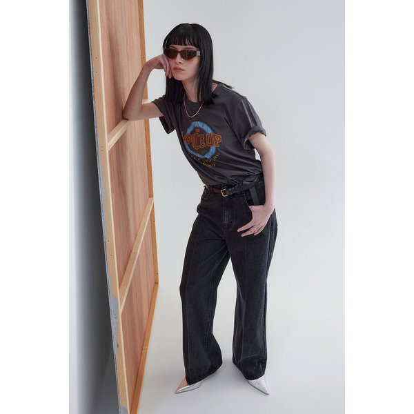 빈티지 그래픽 슬릿 티셔츠 7155440003169