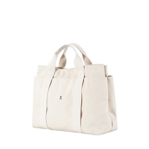 Stacey Daytrip Tote Canvas M Ivory