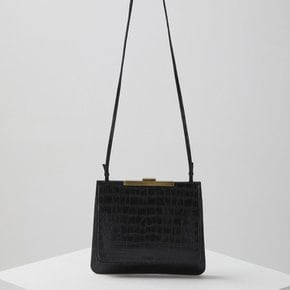 Double flat bag(Crocodile black)_OVBAX23014CRK