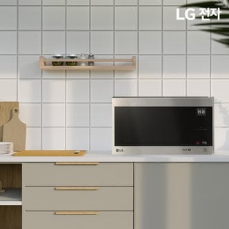 LG 전자 전자레인지 MW25S 25L 1000W 출력조절 스마트인버터 글라스터치 스테인레스