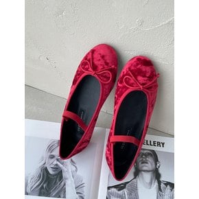 Rouge Velvet Flats_red ODR201921