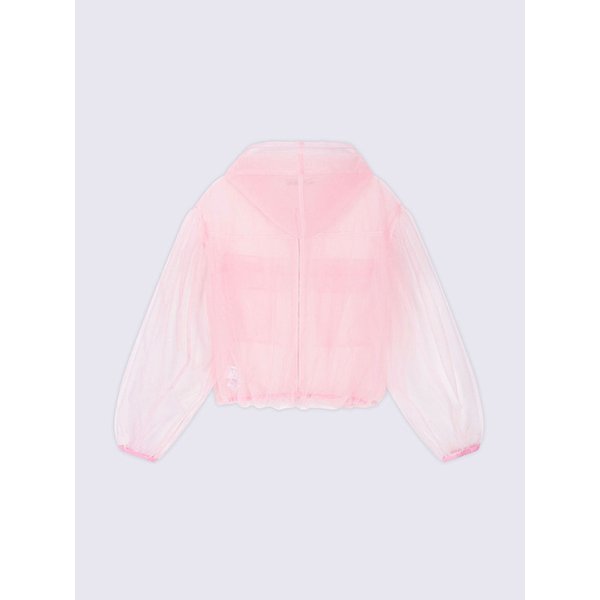 썸머 메쉬 벌룬 후드 점퍼 (PINK)
