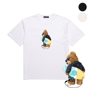 SURF BOARD BEAR NO.2오버핏 반팔 티셔츠 (VNDTS234) 2칼라