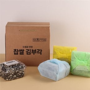 [김부자푸드] 찹쌀꽃김부각 선물세트 (110g x 4) / 색지포장