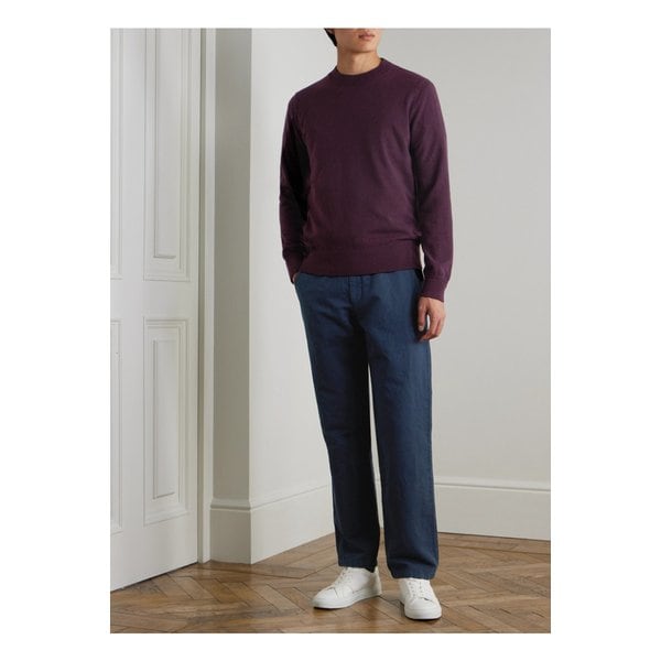 미스터 피 마이크 스트레이트핏 코튼 리넨 블렌드 트윌 팬츠 46376663162908557