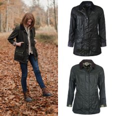 Beadnell Wax Jacket 클레식 비드넬 왁스 자켓 3색상 Black, Olive, Sage