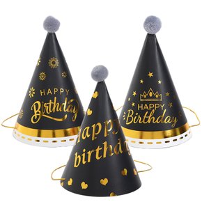 블랙고깔모자 생일파티용품