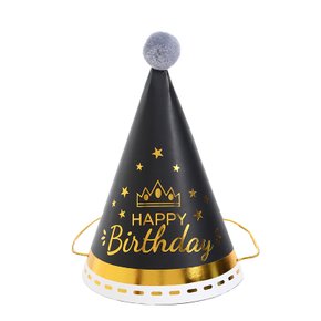 블랙고깔모자 생일파티용품