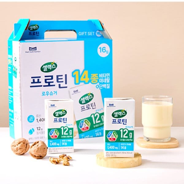 마시는 프로틴 음료 로우슈거 190ml x 16개입(손잡이형)