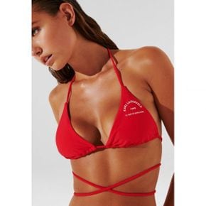 4481257 KARL LAGERFELD LOGO - Bikini top high risk red 74996903