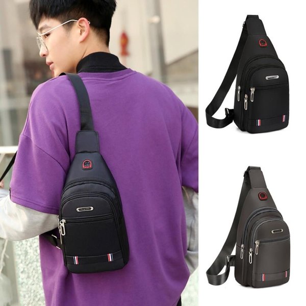 [옷자락] 남성 수납 캐주얼 베이직 여행 데일리 슬링백