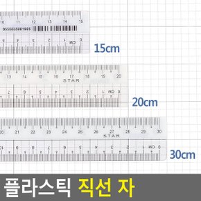 플라스틱 문구용 자 학용품자 15cm/20cm/30cm