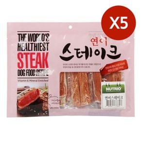 애견 연어 스테이크 강아지 사시미 간식 300g 5P