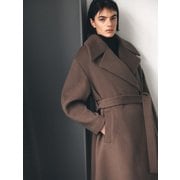 Wide-collar Double Long Coat_2color