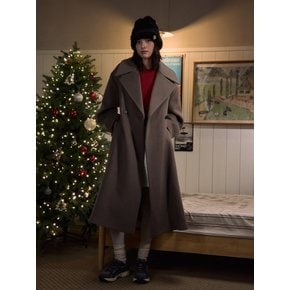 Wide-collar Double Long Coat_2color